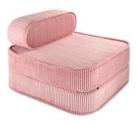 Chauffeuse Pink Mousse velours côtelé