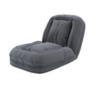Chauffeuse Pliante en Velours Cotele - Canape Lit - Dossier Reglable 5 Positions - avec 2 Coussins - Salon et Chambre - Gris