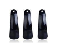 Chausse-pied en plastique 3 x 4,7 pouces, flexible et robuste, noir