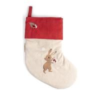 Chaussette de noël brodée wonderful winter lièvre