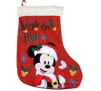 Chaussette de Noël Mickey Mouse Happy smiles 42 cm Polyester Rouge G
