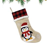 Chaussette de Noël, Noël d'hiver pour - Amusantes pour poignées de porte et garnitures de friandises pour et