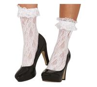 Chaussette - Guirca - Courte - Blanche - Dentelle - Taille unique