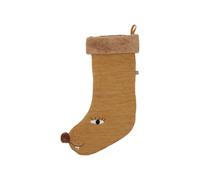 Chaussette Noël En Coton Marron TU