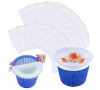 Chaussette Skimmer , 20 Pièce Skimmer, Nylon Élastique Réutilisable , Protégez La Propre,PRODUIT ENTRETIEN POUR MATERIEL DE PISCINE