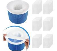 Chaussette Skimmer, Filtre Jetable pour Skimmer Piscine & Spa Net Skim Nettoyage de Piscine Enlever Les Poils de Chien - 20pièces