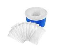 Chaussette Skimmer - Socks-Blanc - 10 Pièces - Réutilisable - Filtre Efficace - Nettoyage Facile