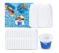 Chaussettes de Skimmer de Piscine - 30Pcs - Blanc - Filtration Efficace - Protection Contre Feuilles