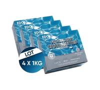 Chaussettes Floculantes Piscine - Clarifiant Spécial Eau Trouble - EDG - 32 Cartouches 125g - 4kg