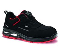 Chaussure basse de sécurité pour dames HANNAH XXTL BOA® black-red Low ESD S3, pointure 41