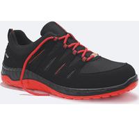 Chaussure basse professionnelle MADDOX black-red Low ESD O2, taille 43