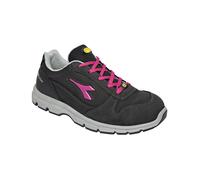 Chaussure de sécurité basse noir-rouge fuchsia DIADORA UTILITY RUN LOW S3S FO SR ESD - 181154C2017 38