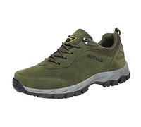 Chaussure De Securite, Chaussures De RandonnéE Homme éTé-Automne Couleur Unie Lacets Semelle Plate Confortables Et AntidéRapantes pour L'ExtéRieur