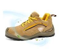 Chaussure de Securite Hommes et Femmes, 7296YN Respirant Basket de Securite Homme Montante Legere et Confortable, Botte de Securité pour Travail de Chantier, S1P Embout en Acier et Plaque en Acier