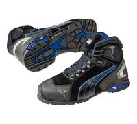 Chaussure De Sécurité Montante Puma Metro Protect 63.225.0 Rio Black Mid S3 Src Noire/Bleue - Taille - 43