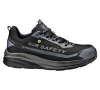 Chaussure de sécurité pour homme Sir Safety UNIQUE S1PS ESD, embout en fibre de verre sans métal, noir, taille 42, noir