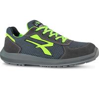 Chaussure de sécurité RedUp Gemini Gr.45 gris/vert cuir S1P SRC ESD EN20345 U.POWER