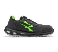 U-Power Chaussure de sécurité RedLion MONSTER BOA S3 ESD Embout aluminium Noir/Vert 44