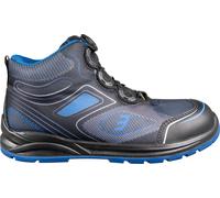 Chaussure de sécurité Safety Jogger S1P ESD, tige mi-haute, style sportif, avec fermeture rapide TLS, bleue, taille 48