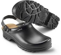 Chaussure de travail Sika Flex LBS sabot ouvert avec bride de talon Noir-47