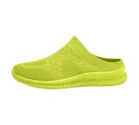 Chaussure Orthopedique Femme, Chaussures Femme Ete | baskets en maille pour la marche pantoufles confortables avec chaussettes élastiques (Vert 36)