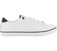 Chaussures à lacets Oxypas Paola Profi avec semelle antidérapante Oxygrip (SRC), antistatiques, blanc/bleu marine, taille 38