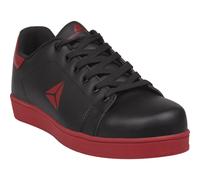 CHAUSSURES BASSES CUIR DE SECURITE DELTA PLUS SMASH NOIR ET ROUGE S1P HRO SRC -SMASLSPNO 45