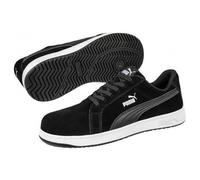 Chaussures Basses De Sécurité Iconic Suede - S1pl Esd - Noir Et Blanc - Taille 46 Puma