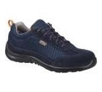 CHAUSSURES BASSES DELTA PLUS CUIR CROUTE VELOURS ET MESH - S1P SRC BLEU MARINE - COMOSPBL0 45