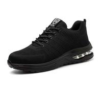 Chaussures de sécurité à embout en acier, pointure 44, pour hommes et femmes.Chaussures confortables et respirantes pour le travail 41