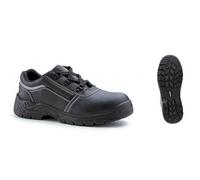 Chaussures de sécurité basses basic Nacrite S1P SRC - cuir noir - taille 41 Coverguard