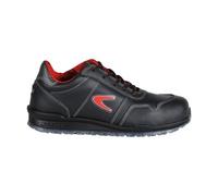 Chaussures de sécurité basses en cuir ZATOPEK S3 SRC - noir et rouge - taille 40 COFRA