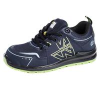 Chaussures de Sécurité Basses Femme Perec - Taille 40 - Marine/Jaune Fluo - Résistant et Confortable - D-Work