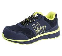 Chaussures de Sécurité Basses Femme Shelly - Taille 37 - Marine/Jaune Fluo - Résistant et Confortable - D-Work