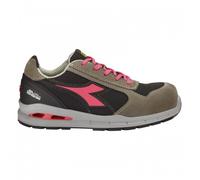 Chaussures de sécurité basses femmes RUN A.BOX LOW S1PS FO SR ESD - gris et rose - 41 Diadora Utility