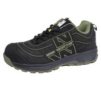Chaussures de Sécurité Basses Spill - Taille 40 - Noir/Kaki - Résistant et Confortable - D-Work