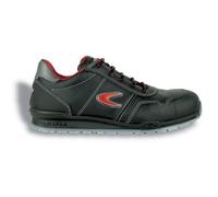 Chaussures de sécurité basses en cuir ZATOPEK S3 SRC - noir et rouge - taille 44 COFRA