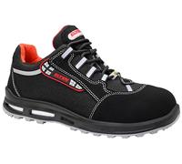 Chaussures de sécurité ELTEN SENEX XXT ESD S3, homme, textile, embout en plastique (plus léger que l'embout en acier), léger, sportif, noir/rouge, pointure : 49