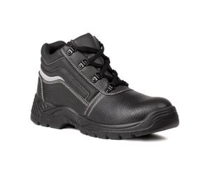 Chaussures de sécurité hautes basic Nacrite S1P SRC - cuir noir - taille 47 Coverguard