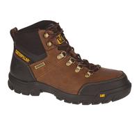 Chaussures De Sécurité Hautes - Caterpillar Framework Cuir Marron S3 - Tige Cuir