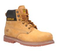 Chaussures De Sécurité Hautes - Caterpillar Powerplant Miel S3 HRO SRA - Cuir Nu