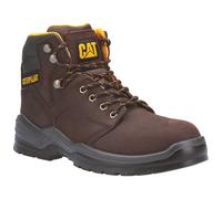 Chaussures De Sécurité Hautes - Caterpillar Striver Marron S3 SRC - Tige Cuir Nu
