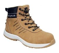 Chaussures De Sécurité Hautes Saga2 S3s Hro Wpa Fo A E Sr - Cuir Jaune - Taille 42 Delta Plus