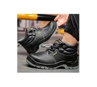 Chaussures de Sécurité Homme Embout Acier-Chaussures de Travail Montantes Antidérapantes,Anti-perforation,Respirantes pour Chantier 46