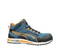 Chaussures de sécurité mi-hautes S3 CROSSTWIST bleu/orange - PUMA SAFETY - 633140 45