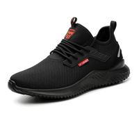 Chaussures de sécurité pointure 41 pour hommes et femmes, embout en acier, légères, respirantes et antidérapantes. 44