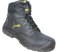 Chaussures de sécurité Puma Borneo Black Mid S3 CI HI HRO SRC, taille:42 EU