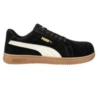 Chaussures de sécurité Puma Iconic noir/gomme basse S1PL conformes à la norme EN ISO 20345:2022 S1PS ESD FO HRO SR Taille 36