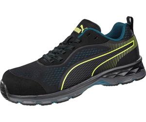 Chaussures de sécurité Puma pour femmes FUSE KNIT BLACK WNS S1P conformes à la norme EN ISO 20345:2011 S1P ESD HRO SRC, noir, taille 41