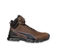 Puma Chaussures de sécurité mi-hautes Condor Mid S3 ESD SRC Marron Taille 44